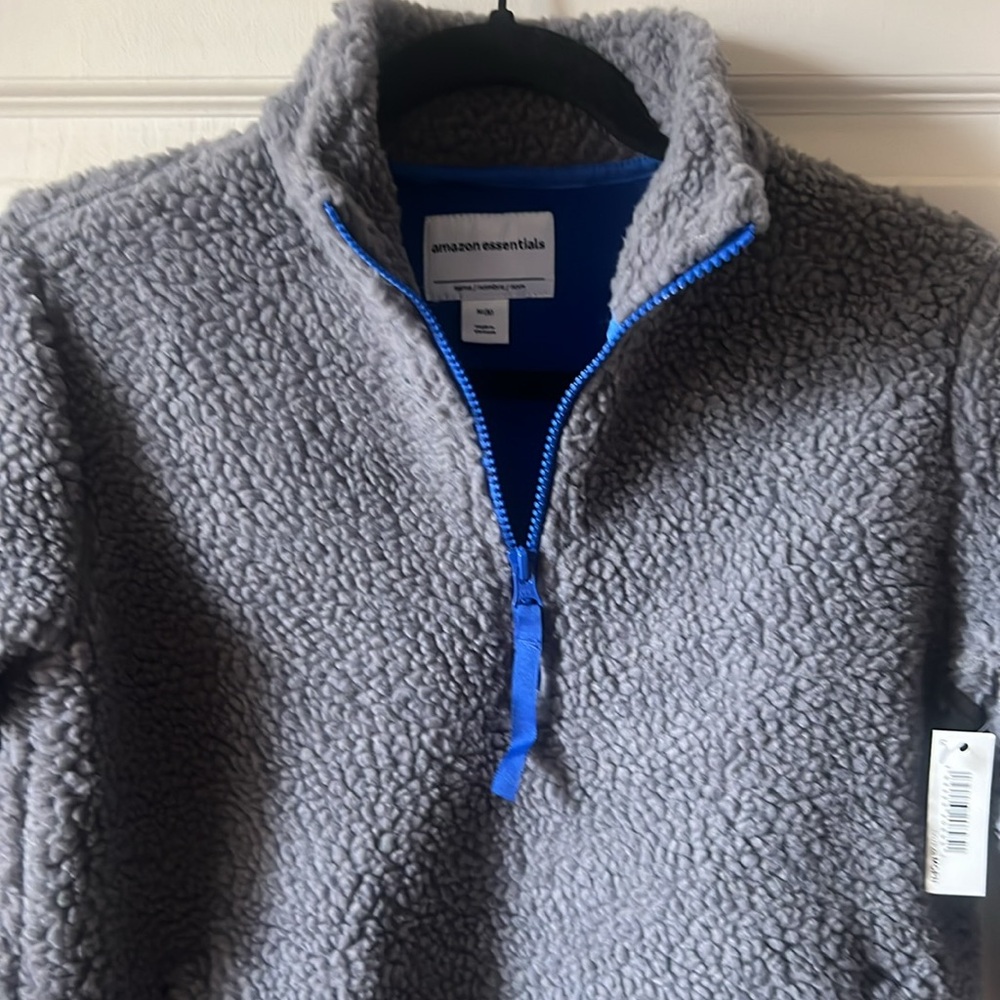 NWT Boys Fleece pullover jacket Size Medium(8) - Picture 2 of 6